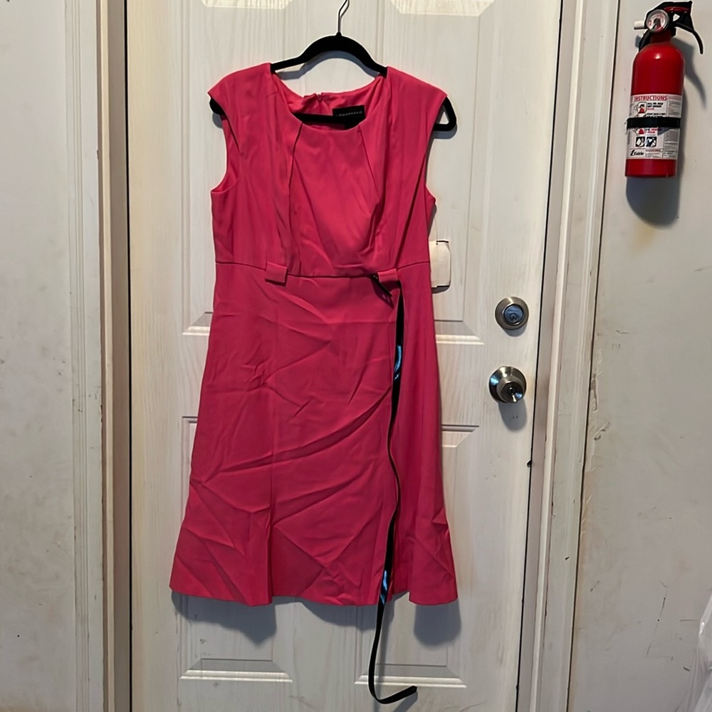 Dress bright pink.